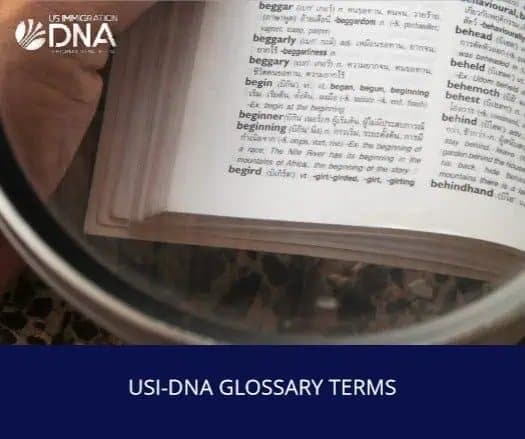 usi dna glossary terms